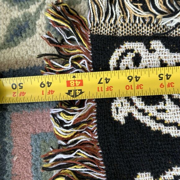 Emmett Kelly Clown Tapestry Throw Blanket 100th Anniversary Special Edition 1998 - Picture 5 of 5